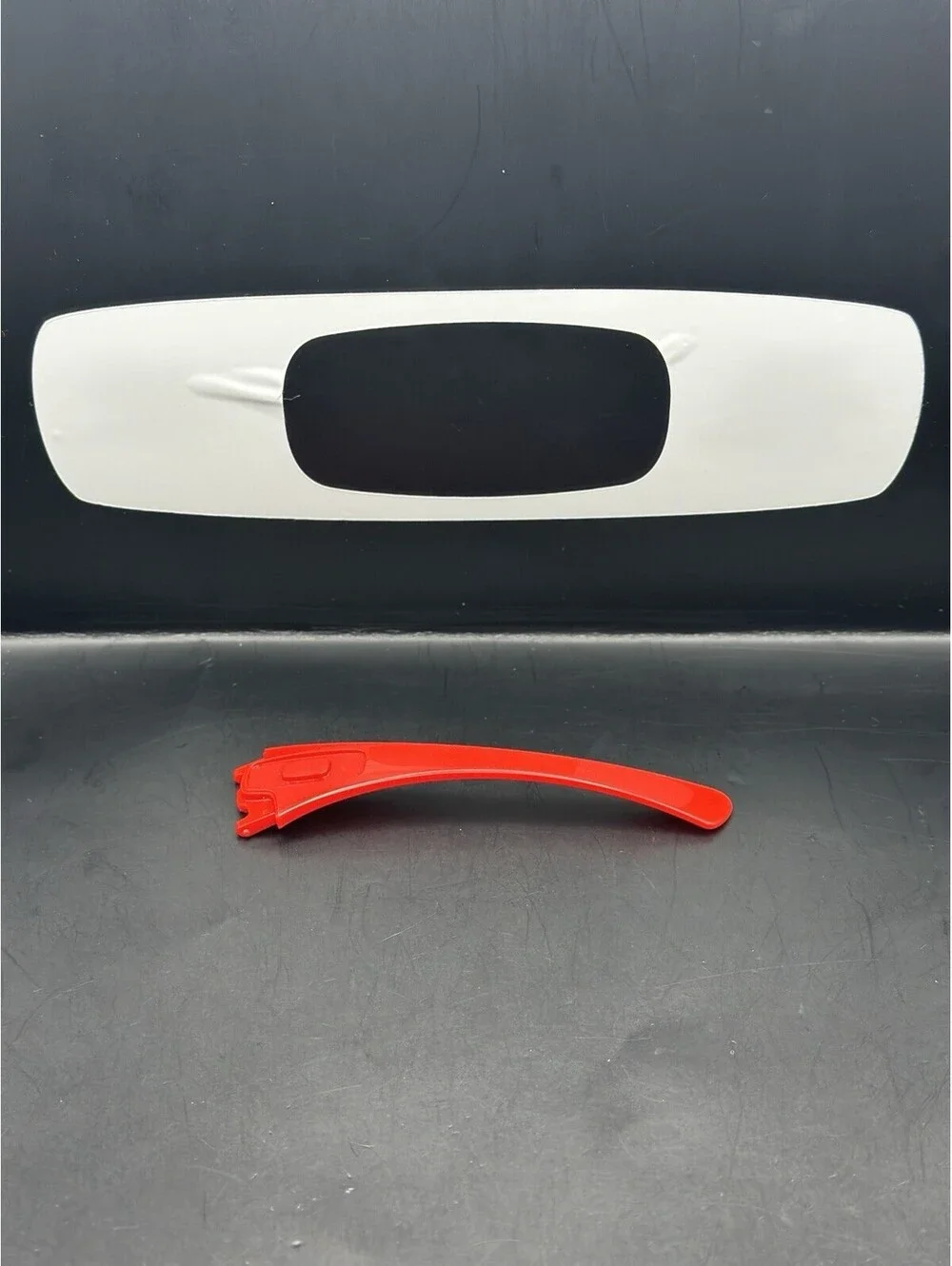 Oakley Antix Polished Bright Red OEM Left Replacement Arm (No Icon)